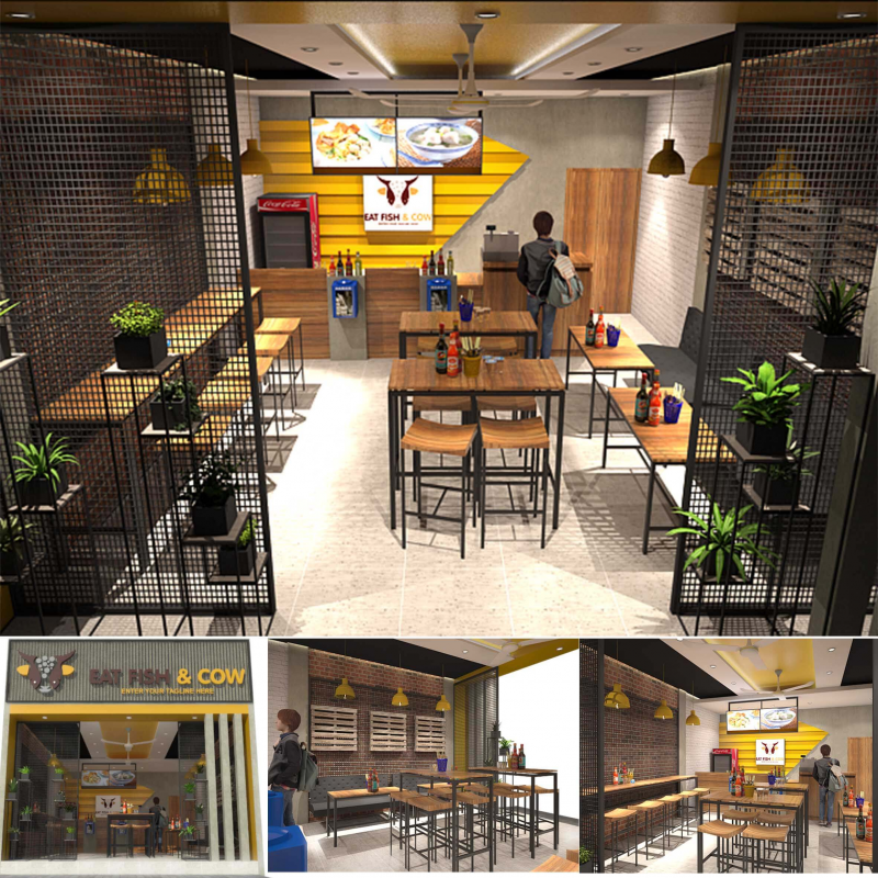 Desain Rumah Plus Warung Terkini