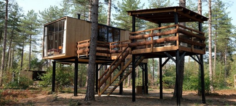 Desain Rumah Panggung Model Kontainer