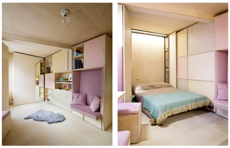 Desain Rumah Petak 1 Kamar Tidur Baru