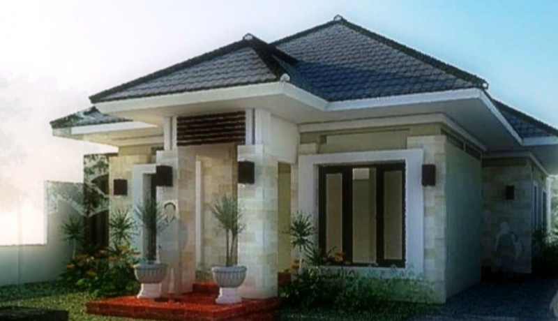 Desain Rumah Satu Lantai Model Kekinian