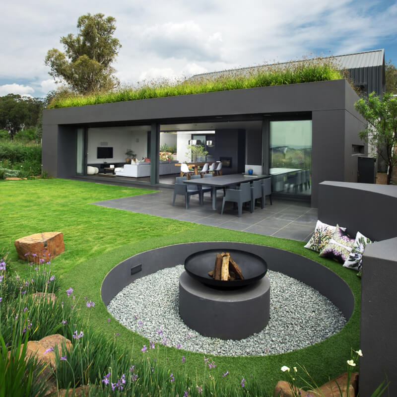 Desain Rumah Rangka Besi Modern Minimalis