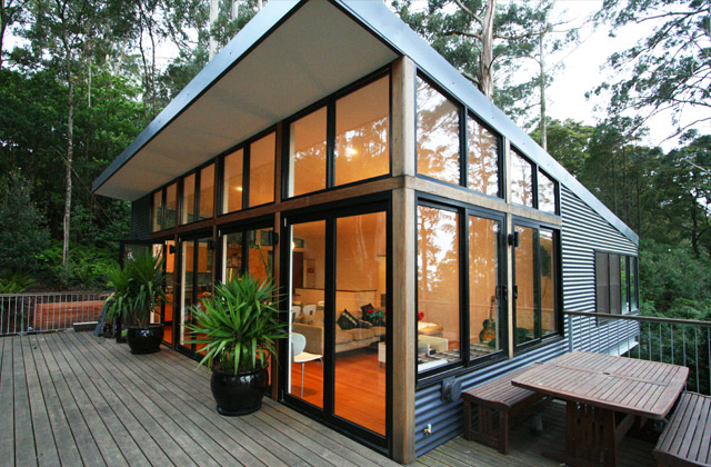 Desain Rumah Rangka Besi Sederhana