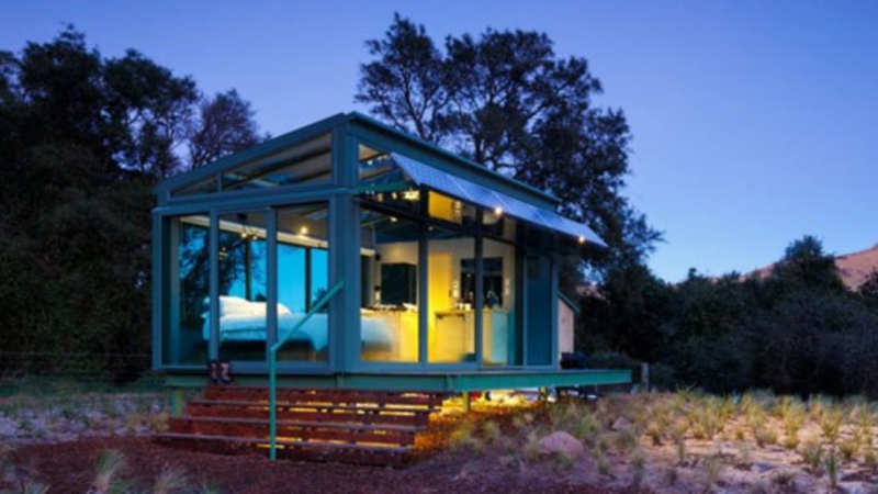 Desain Rumah Rangka Besi Simple