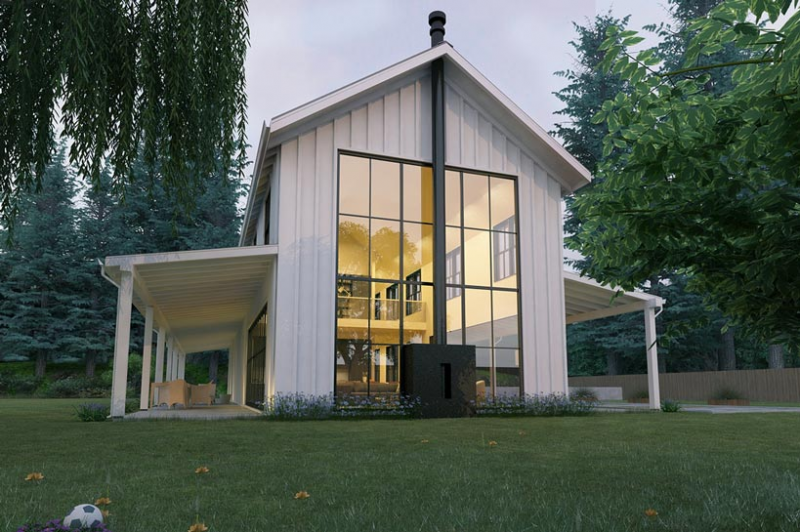 Desain Rumah Rangka Besi Terbaru
