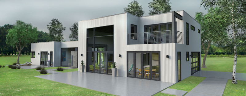 Gambaran Desain Rumah Rangka Besi