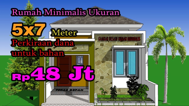Desain Rumah Sederhana 2 Kamar Terbaik