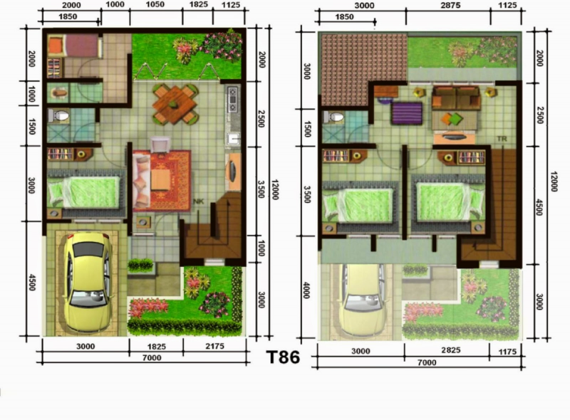 Desain Rumah Sederhana 2 Kamar Terupdate