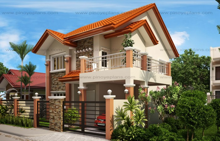 Contoh Desain Rumah Sederhana 2 Lantai