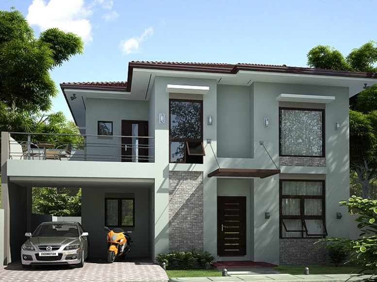 Foto Desain Rumah Sederhana 2 Lantai
