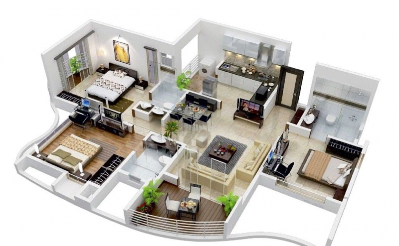 Ide Desain Rumah Sederhana 3 Kamar