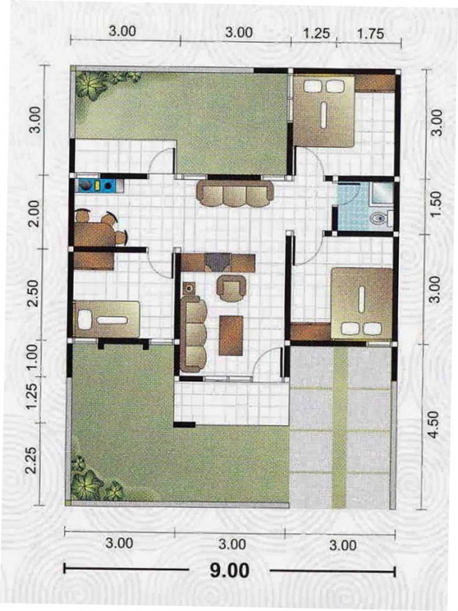 Arsitek Desain Rumah Sederhana 3 Kamar di Kampung