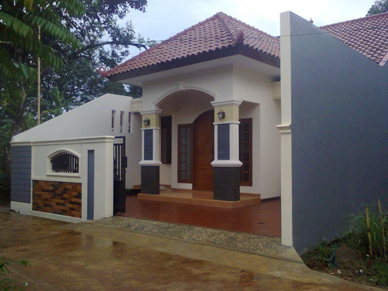 Desain Rumah Sederhana 3 Kamar di Kampung Minimalis Terbaru