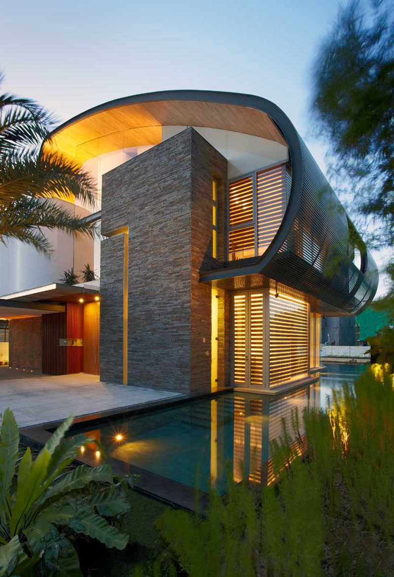 Desain Rumah Tingkat 2 Foto
