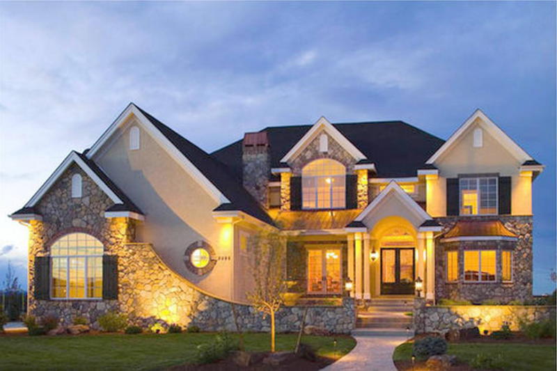 Desain Rumah Super mewah 2 Lantai Gambar