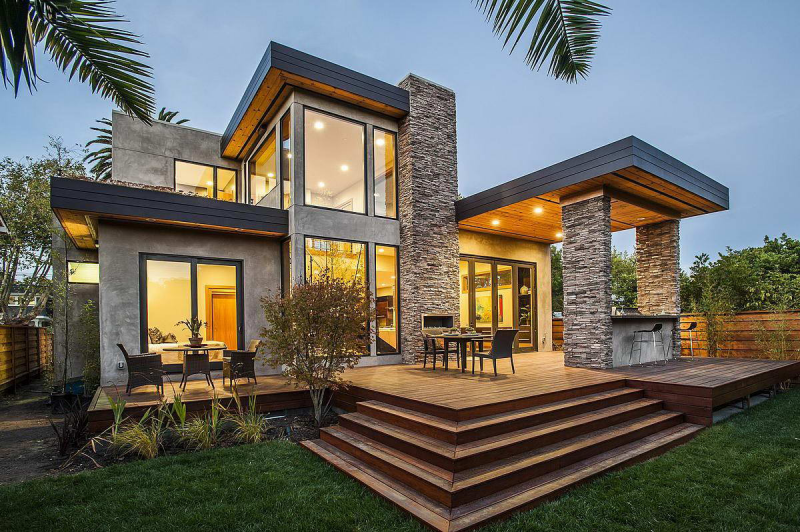 Desain Rumah Tampak Depan Keren Simple