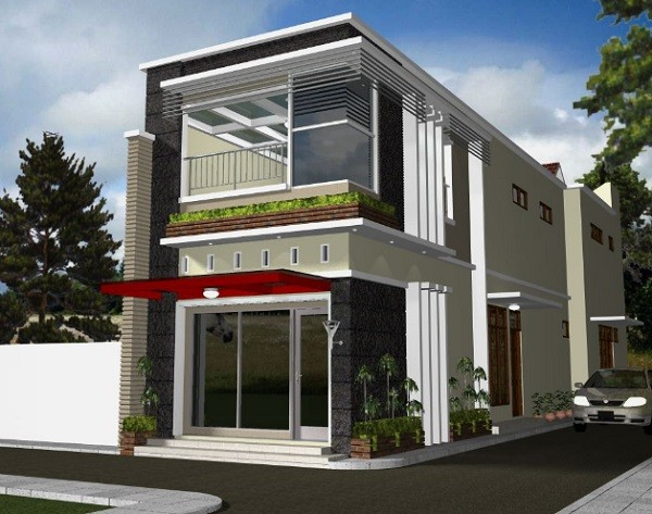Desain Rumah Toko Minimalis Sederhana Modern Minimalis
