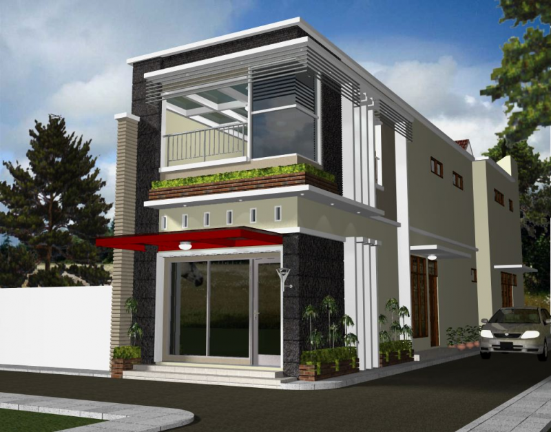 Desain Rumah Toko Minimalis Sederhana Sederhana