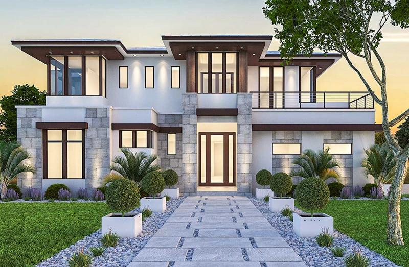Desain Rumah Tingkat Minimalis Kekinian