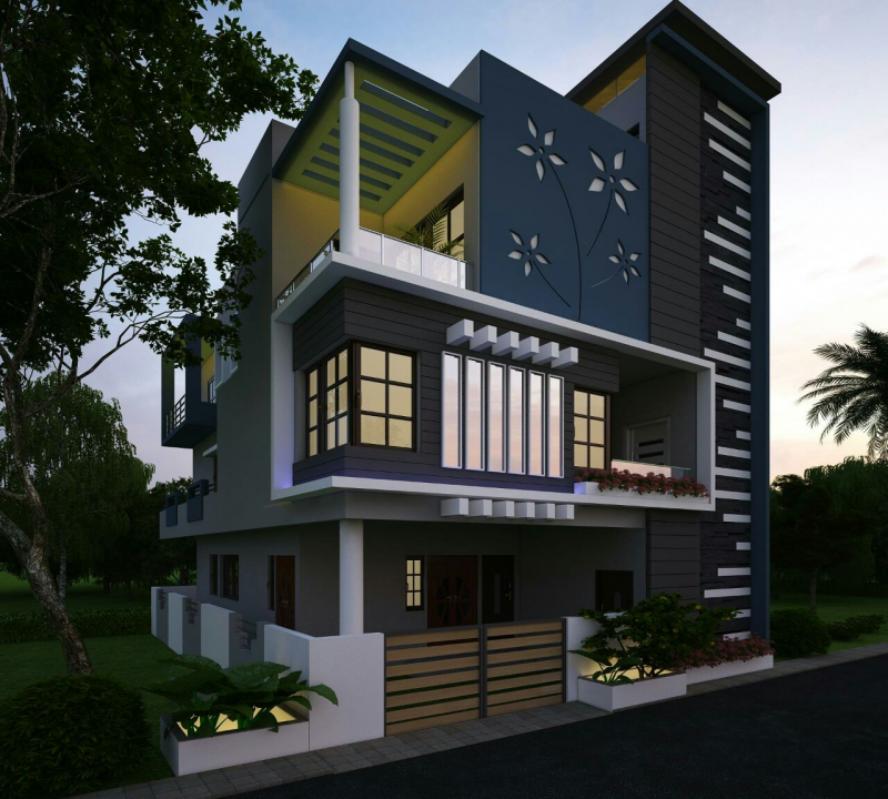 Desain Rumah Tingkat Sederhana Contoh