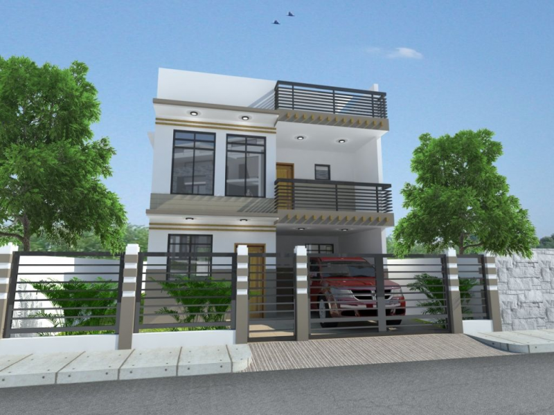 Ide Desain Rumah Tingkat Sederhana