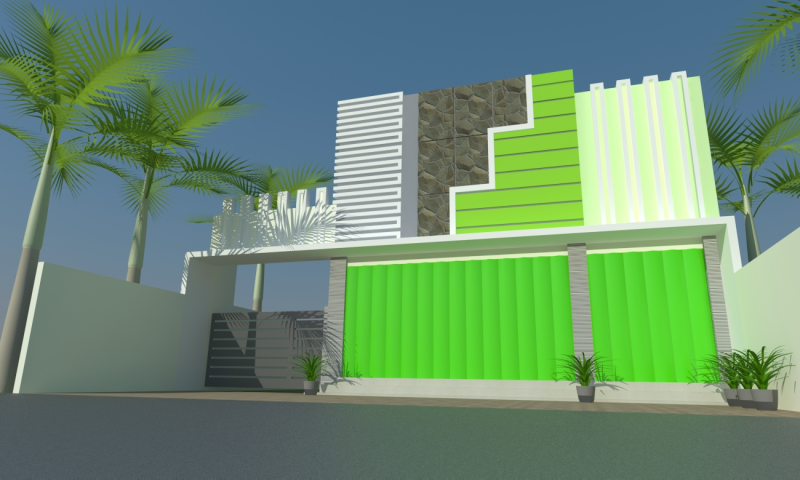 Desain Rumah Toko 1 Lantai