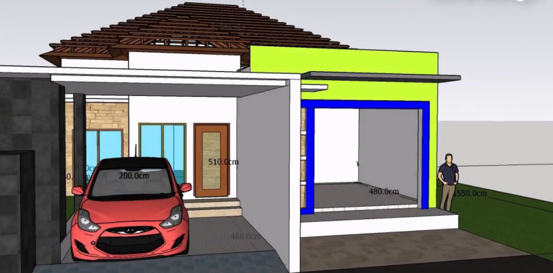 Desain Rumah Toko 1 Lantai Yang Simple
