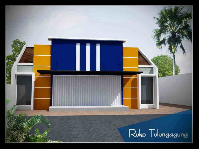 Gambaran Desain Rumah Toko 1 Lantai