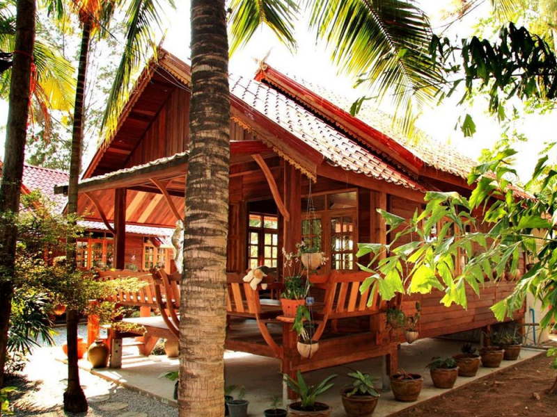 Desain Rumah Tropis Minimalis Gambar