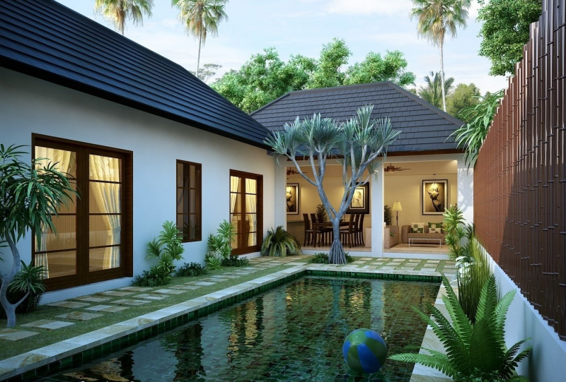 Gambar desain rumah minimalis modern tropis dalam pembahasan konsep desain rumah minimalis modern tropis yang menawan