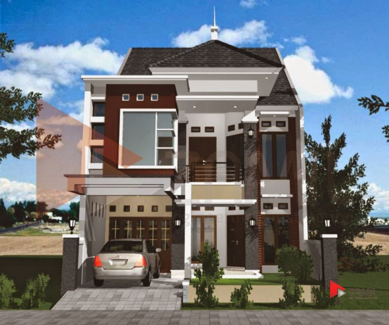 Contoh Gambar Desain Rumah Type 36 2 Lantai
