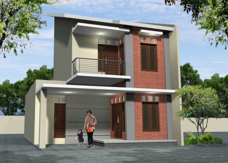 Desain Rumah Type 36 2 Lantai Kekinian