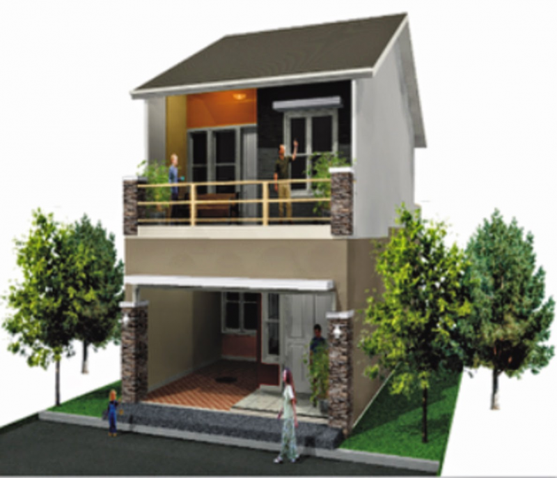 Desain Rumah Type 36 2 Lantai Modern Minimalis
