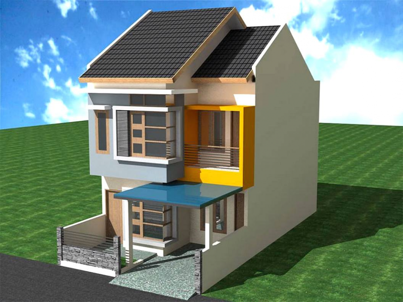 Desain Rumah Type 36 2 Lantai Simple