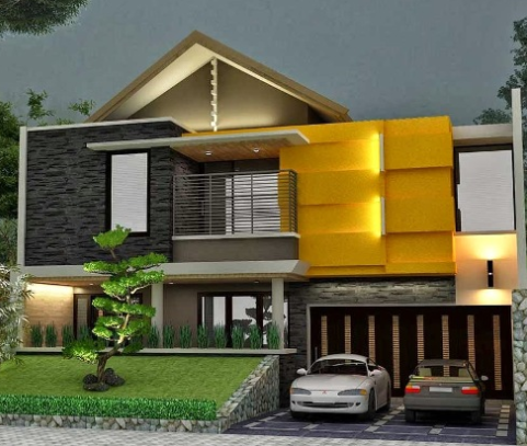 Desain Rumah Type 36 2 Lantai Terkini