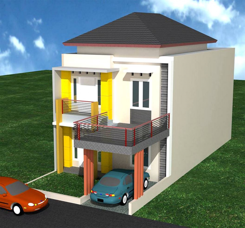 Ide Desain Rumah Type 36 2 Lantai