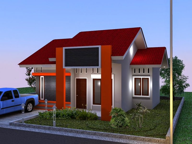 Desain Rumah Type 45 Modern Minimalis
