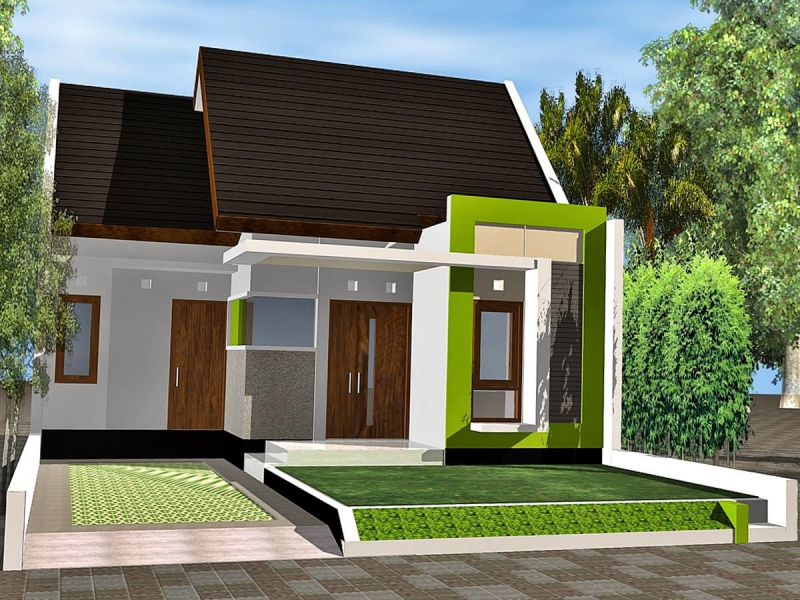 Sketsa Desain Rumah Type 45