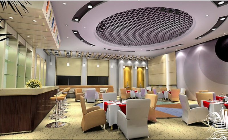 Contoh Interior cafe yang klasik modern