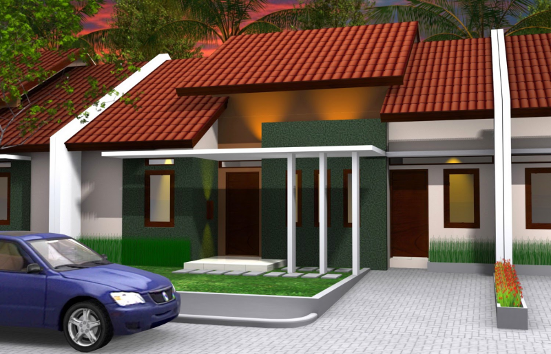 Desain Rumah Type 70 Simple