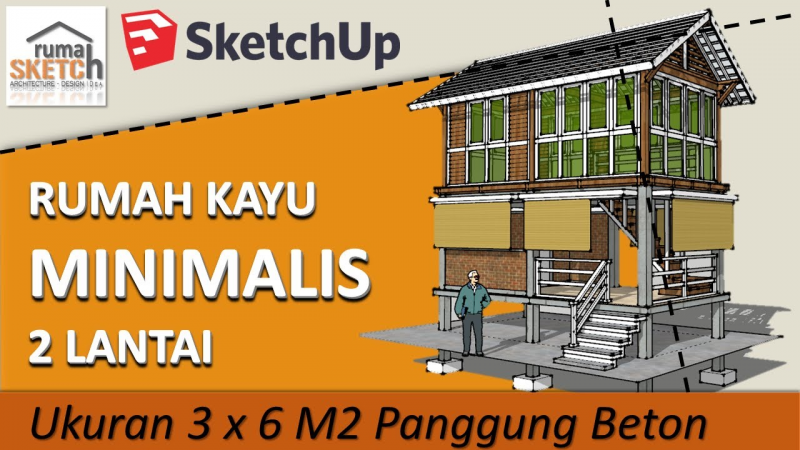 Desain Rumah Ukuran 3x6 Minimalis Terbaru