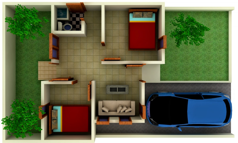 Gambar Desain Rumah Ukuran 3x6