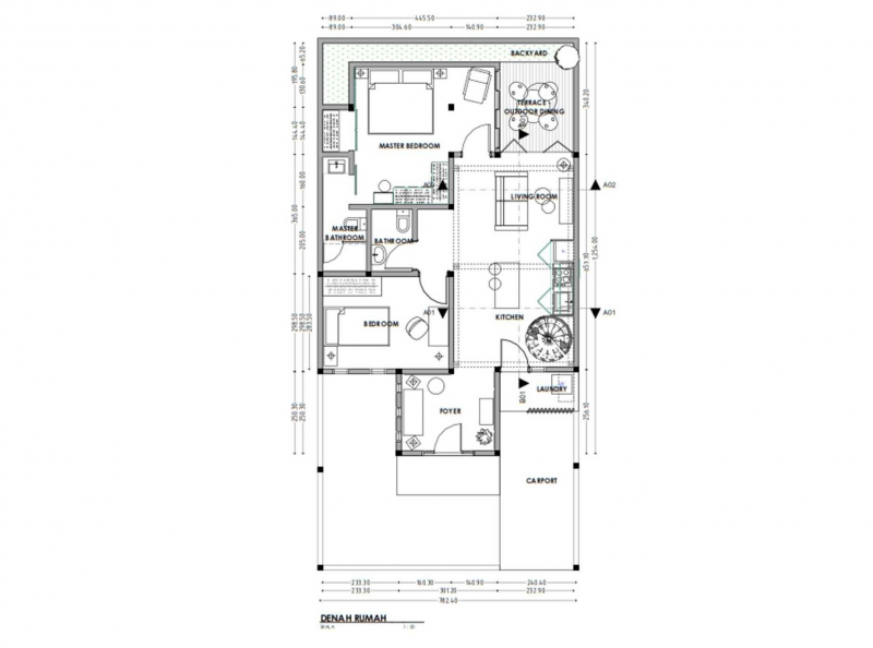 Desain Rumah Ukuran 5x10 Terbaru