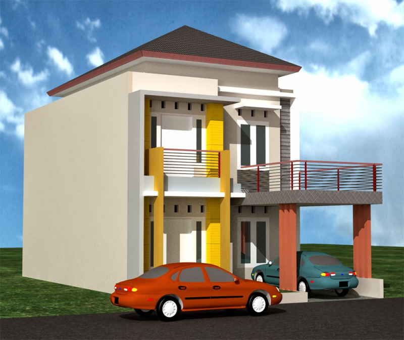 Desain Rumah Ukuran 5x10 Yang Simple