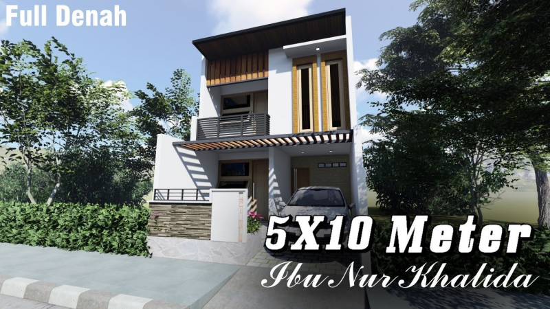 Sketsa Desain Rumah Ukuran 5x10