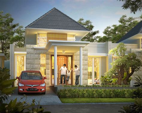 Desain Rumah Ukuran 5x12 1 Lantai Gambar