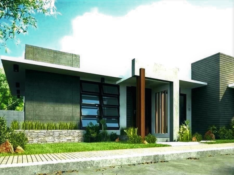 Desain Rumah Ukuran 5x12 1 Lantai Minimalis Terbaru