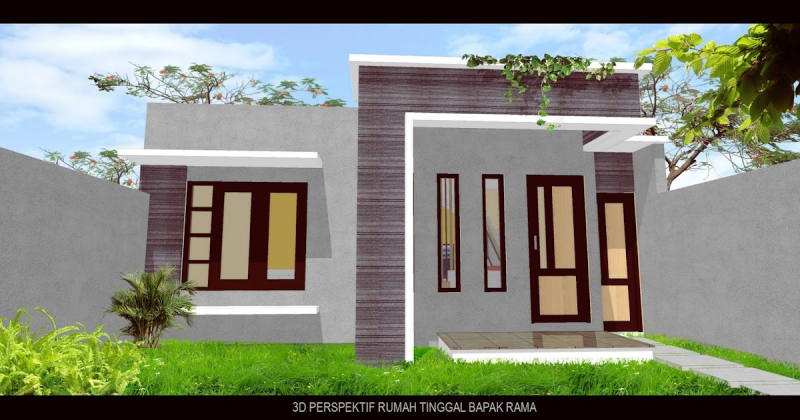 Gambaran Desain Rumah Ukuran 6x12 1 Lantai