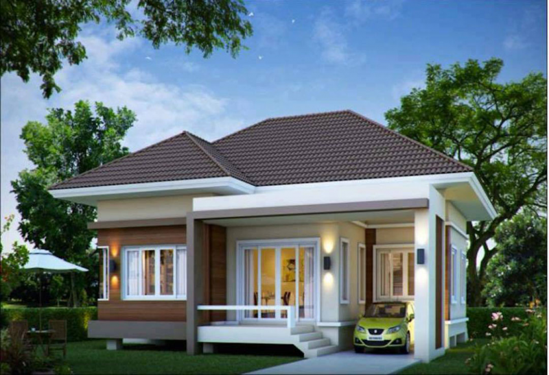 Desain Rumah Ukuran 6x12 1 Lantai Gambar