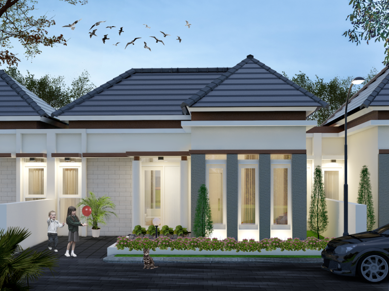 Desain Rumah Ukuran 6x12 1 Lantai Terupdate