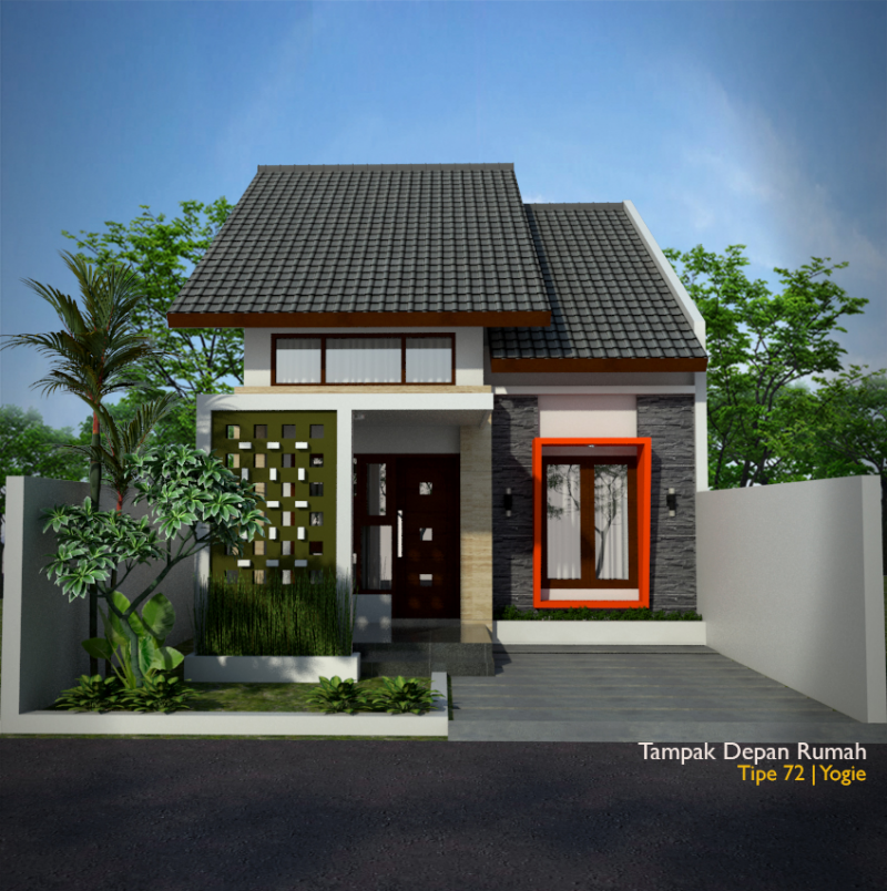 Contoh Desain Rumah Ukuran 6x12 1 Lantai